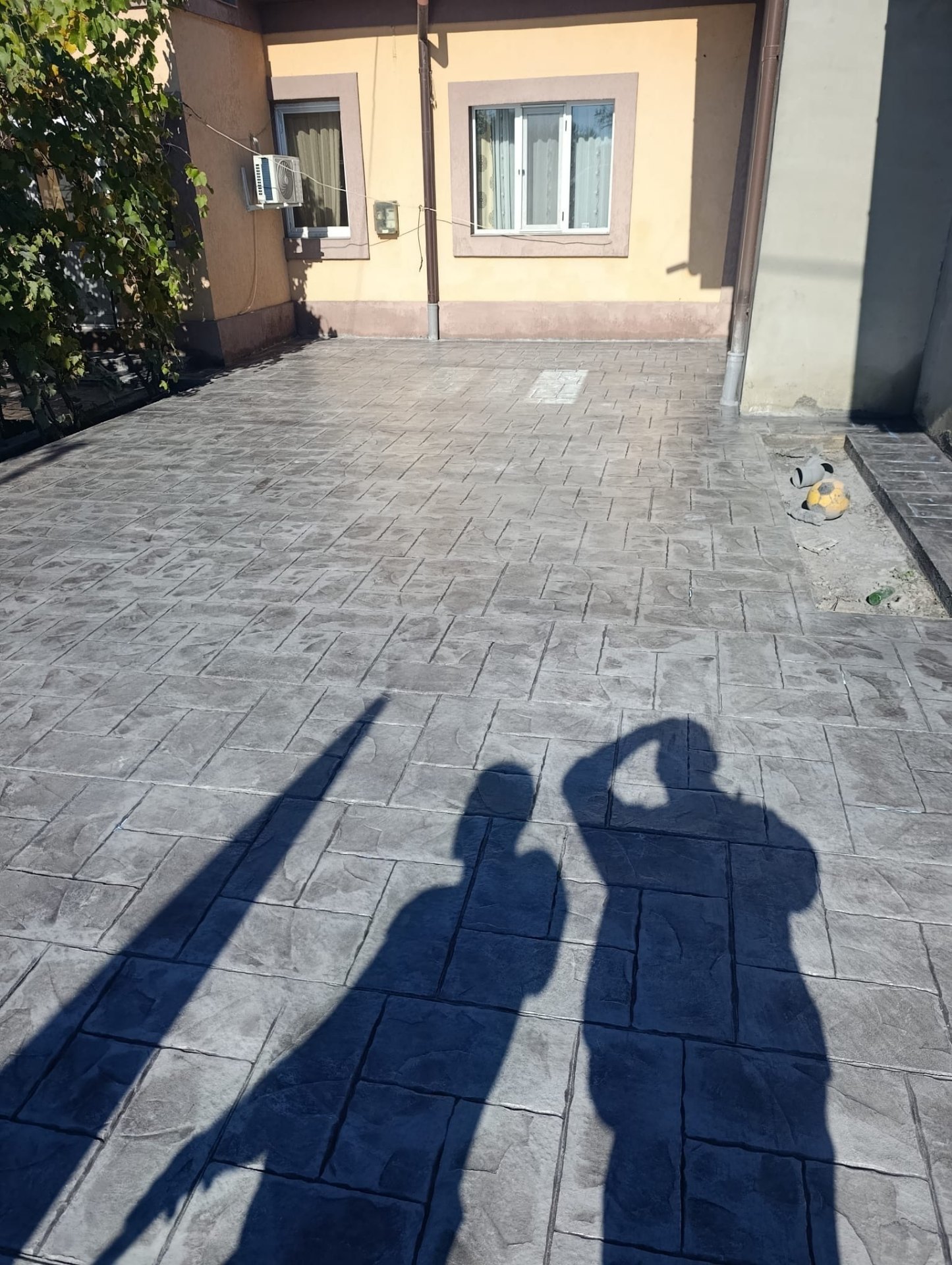 Terasă beton amprentat