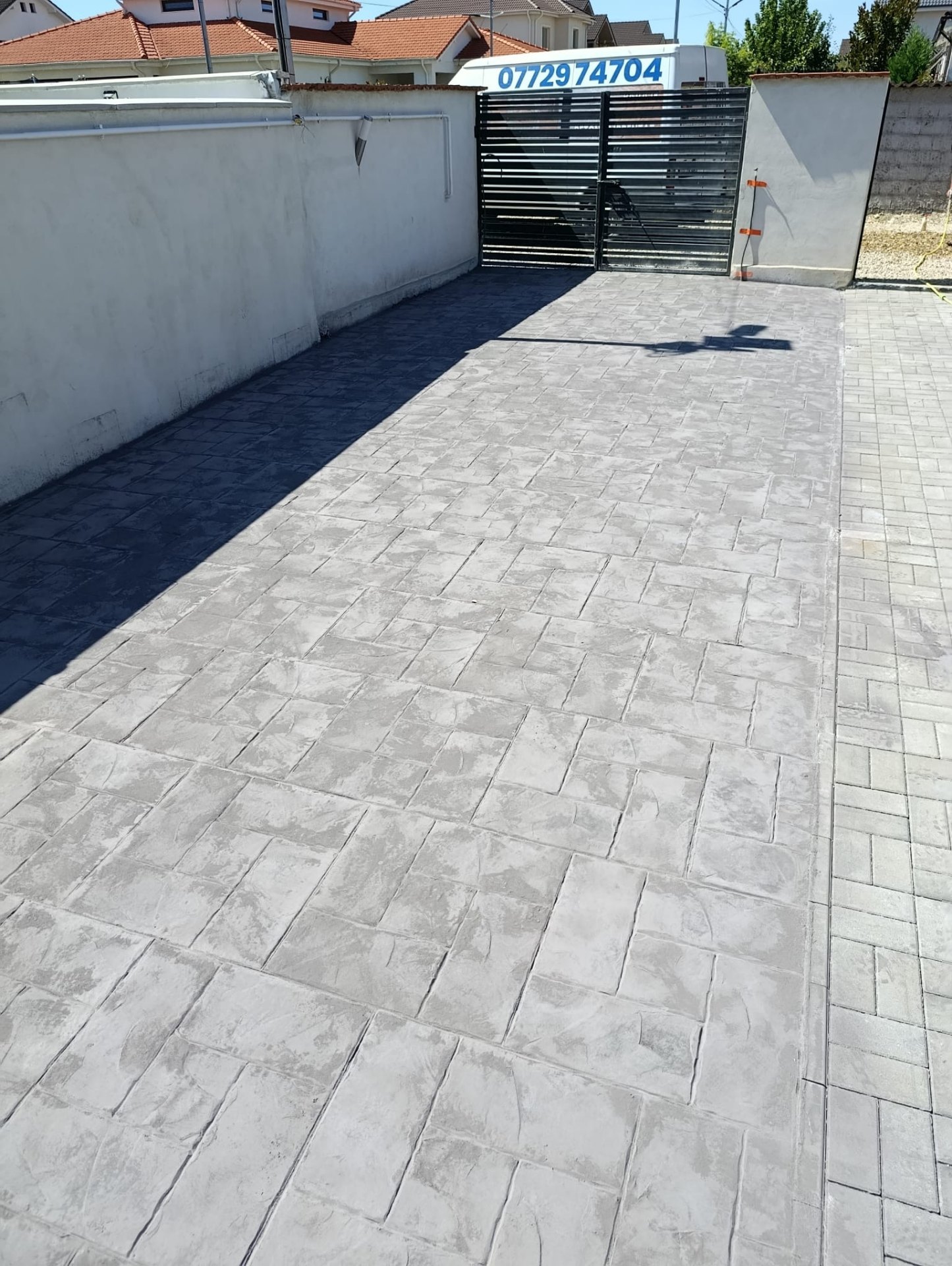 Proiect beton amprentat rezidential