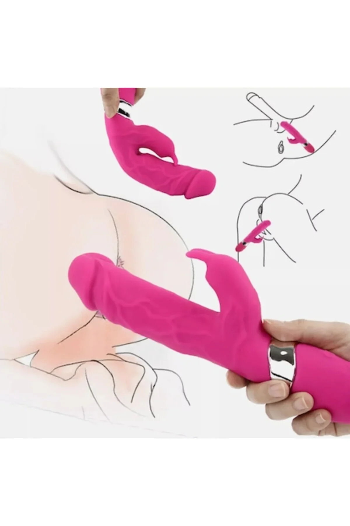 HOZRO Vibrator Real Rabbit