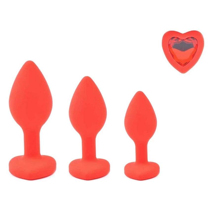 Dildo Red Silicone