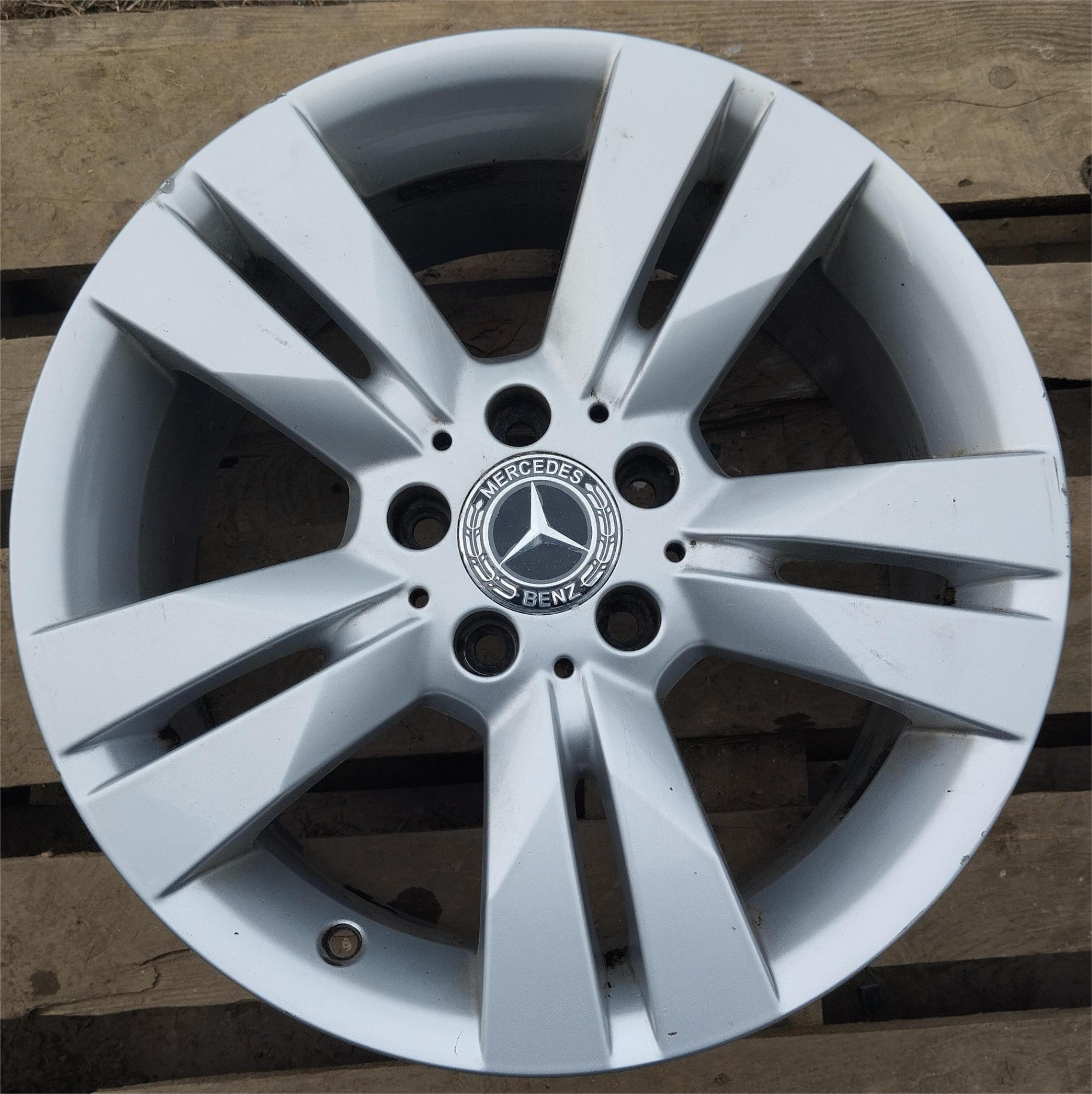 Jante aliaj in doua latimi 17 zoll originale Mercedes Benz C-klass, GLK W204, S204, C204