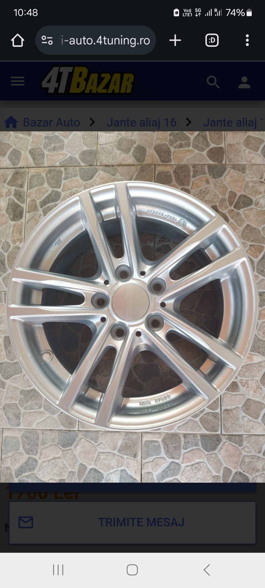 Jante aliaj noi 16 zoll marca Rial, gama Bmw