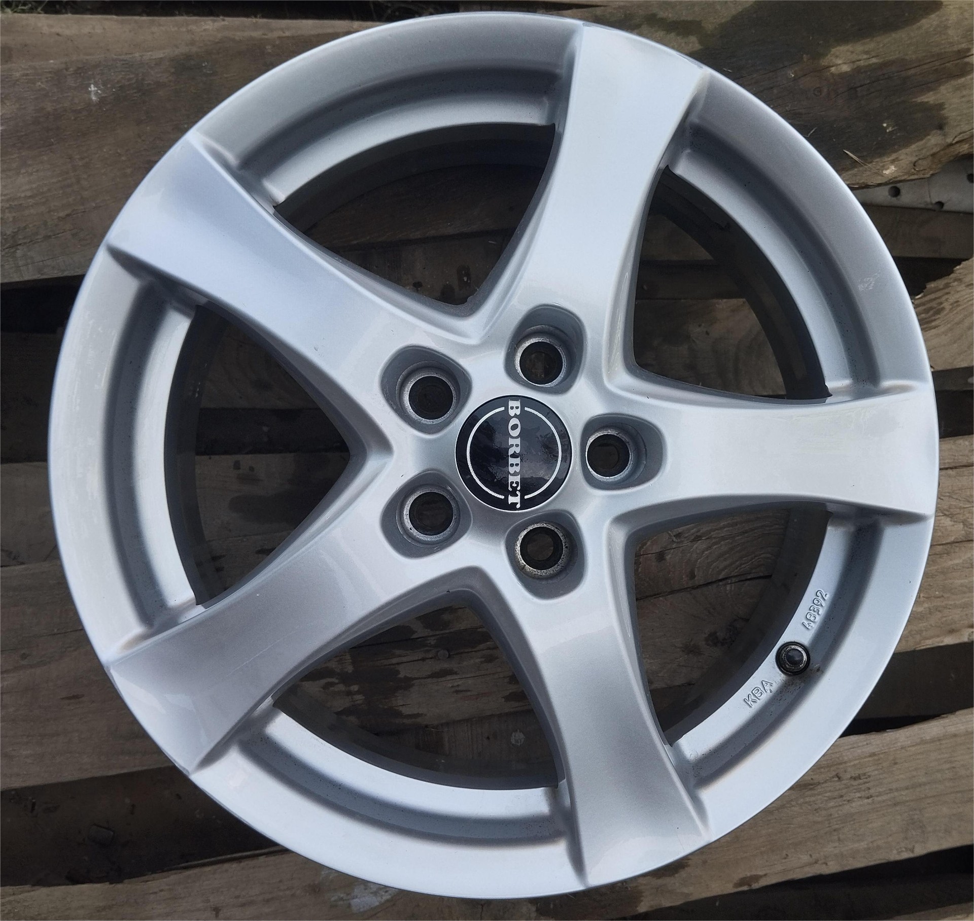 Jante aliaj 16 zoll marca Borbet, cu senzori de presiune Opel Astra K / J/ Mokka