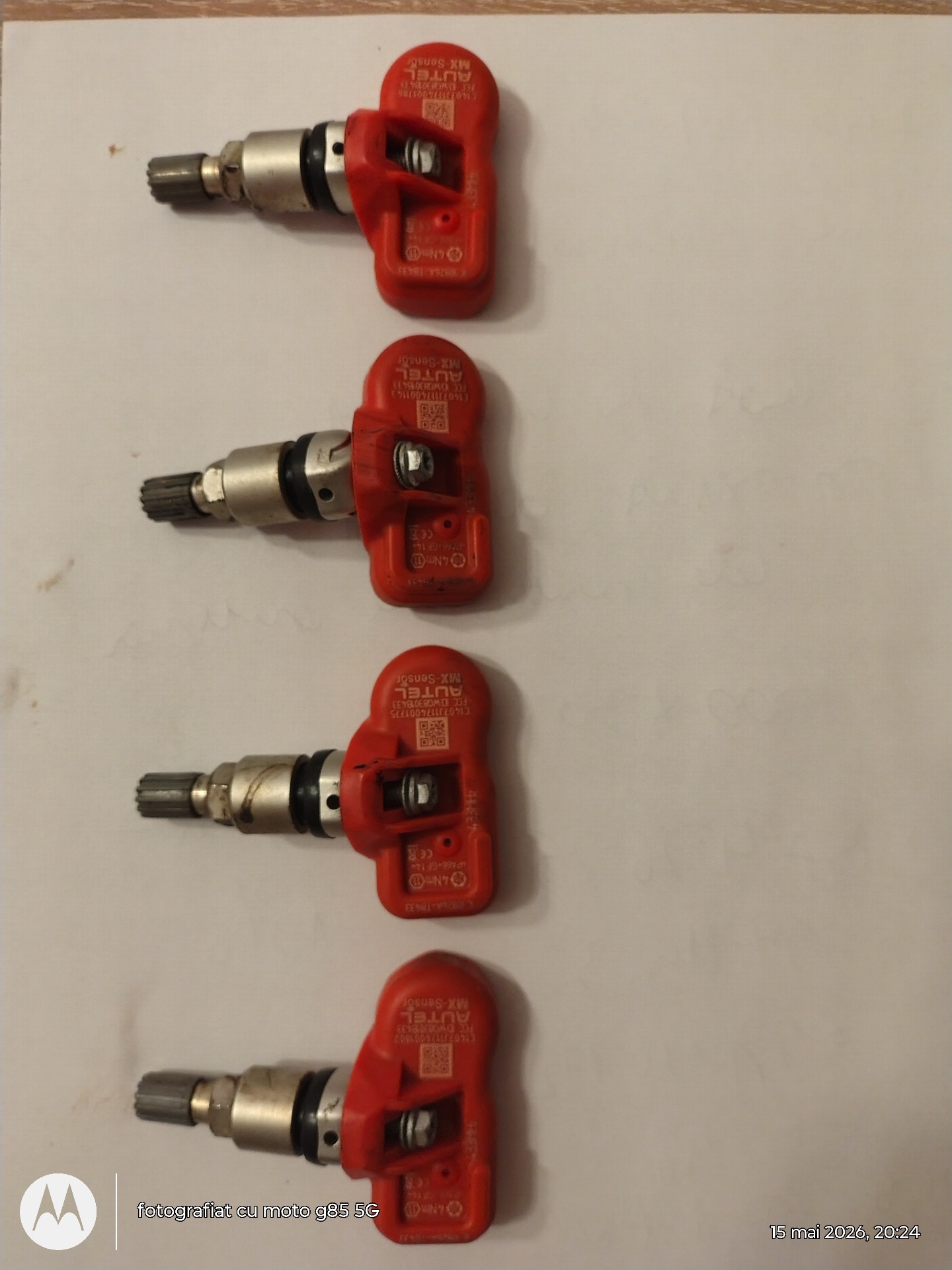 Senzori presiune roti TPMS Universali Autel MX-Sensor Valva Metaliva Silber, Programabil