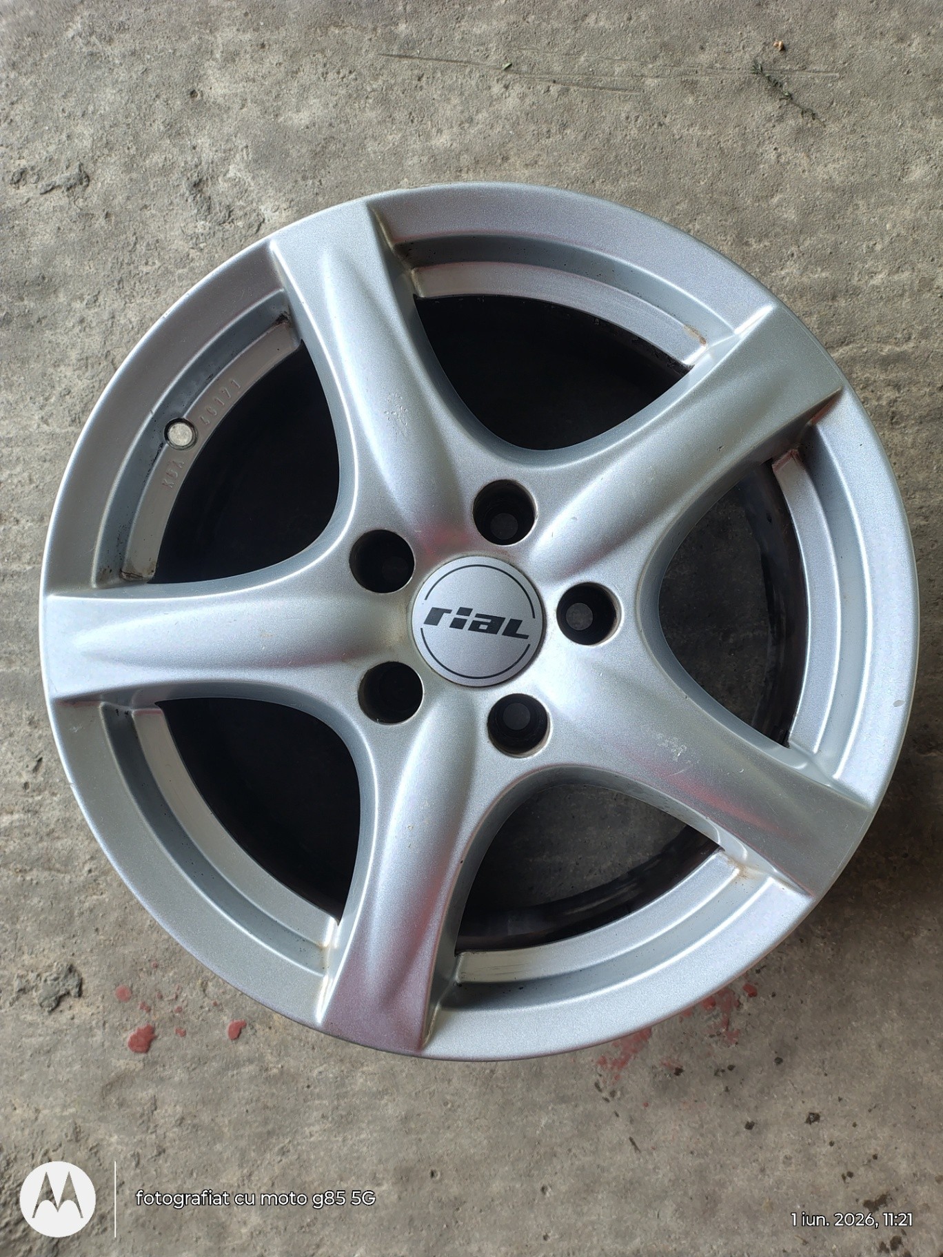 Jante aliaj 16 zoll marca Rial, gama Vw Golf 5 / 6 / 7, Seat, Skoda, Mercedes, etc.