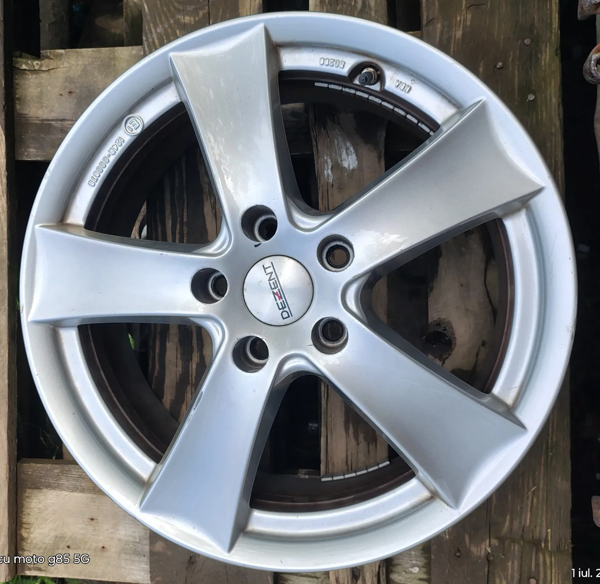 Jante aliaj 17 zoll marca Dezent, gama Opel Astra J Chevrolet Captiva, etc.