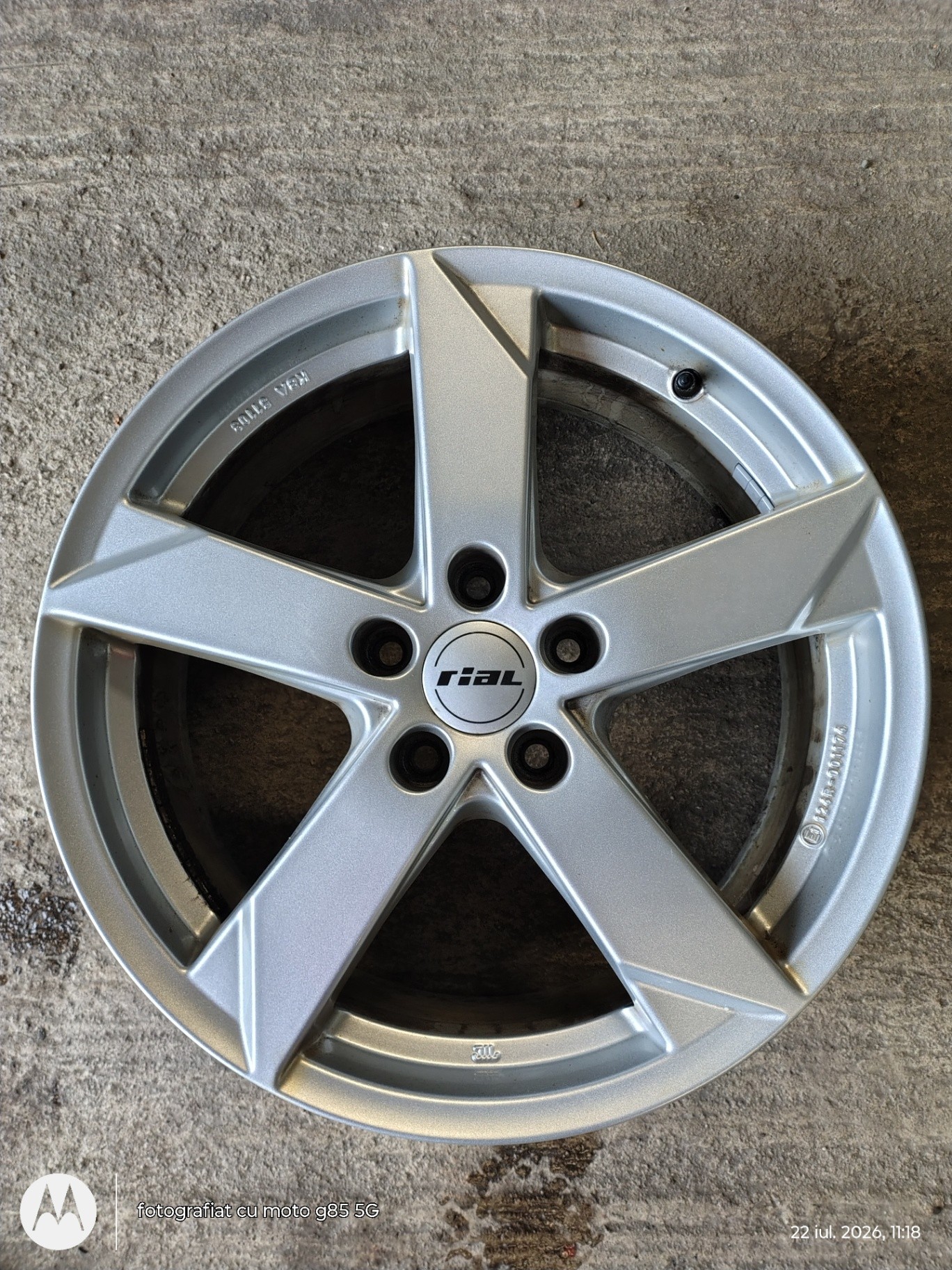 Jante aliaj 18 zoll marca Rial Germany, gama Hyundai, Kia, Mazda, Dacia Duster cu senzori de presiune pe fiecare janta.