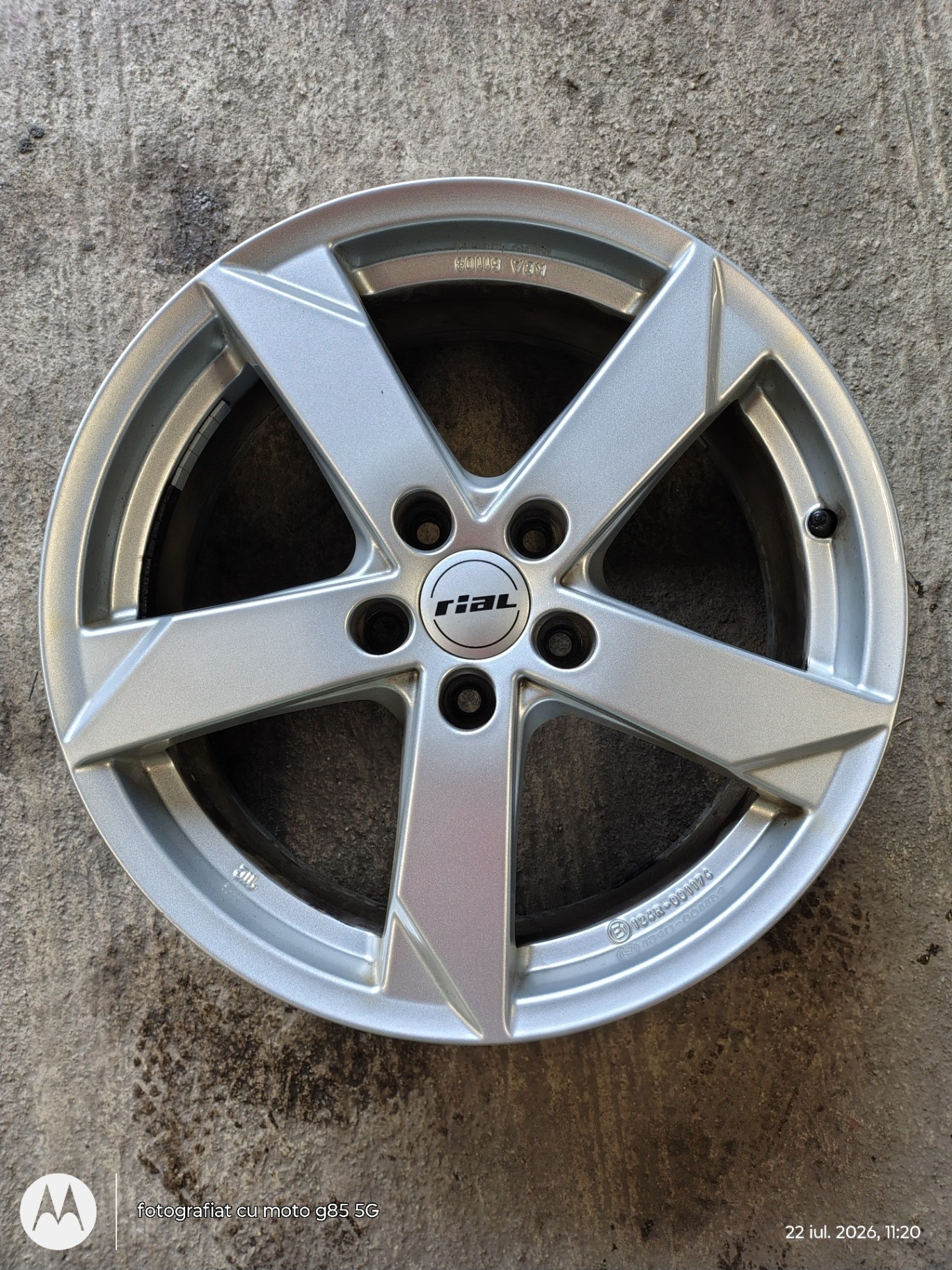 Jante aliaj 18 zoll marca Rial Germany, gama Hyundai, Kia, Mazda, Dacia Duster cu senzori de presiune pe fiecare janta.