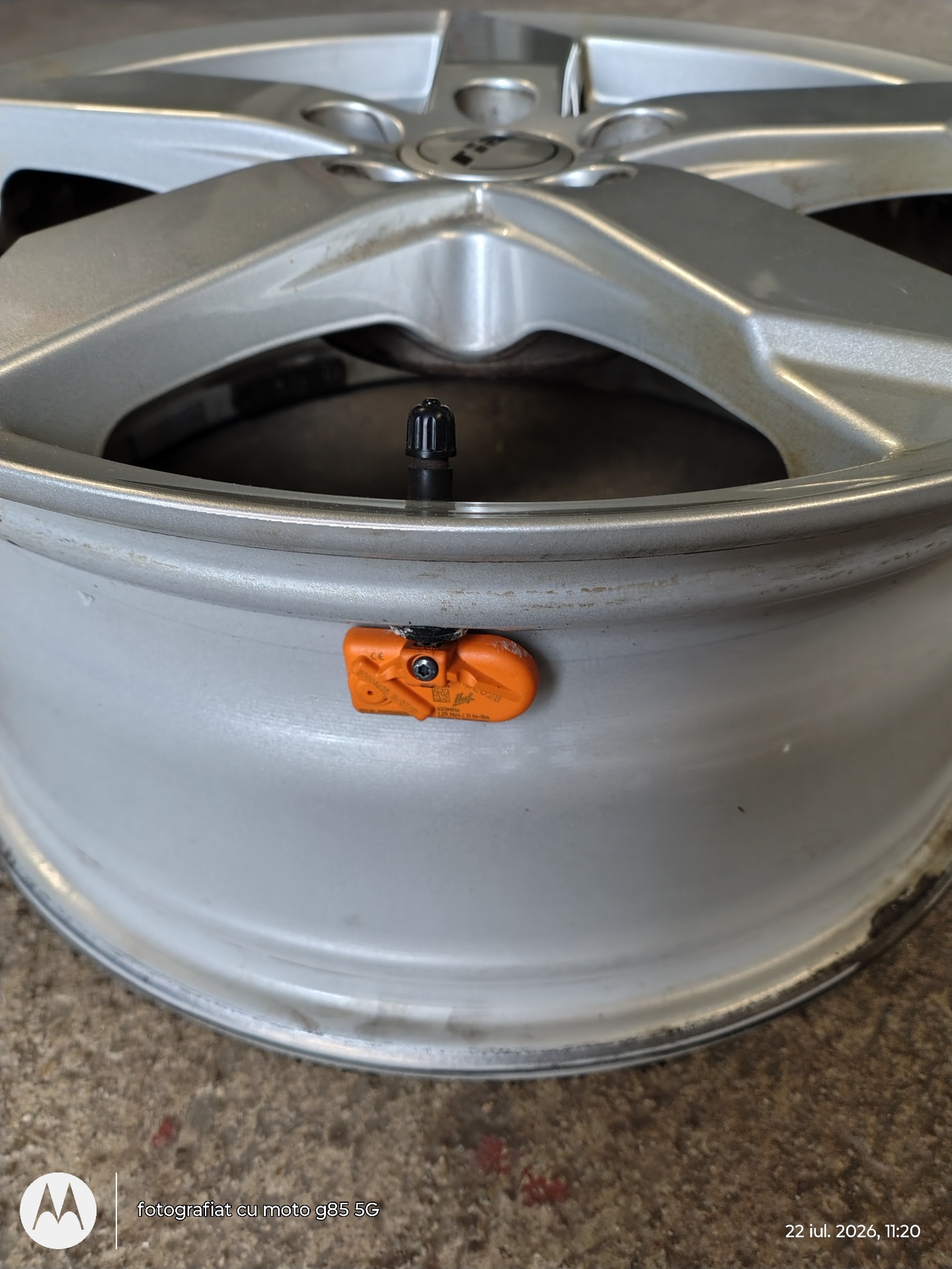 Jante aliaj 18 zoll marca Rial Germany, gama Hyundai, Kia, Mazda, Dacia Duster cu senzori de presiune pe fiecare janta.