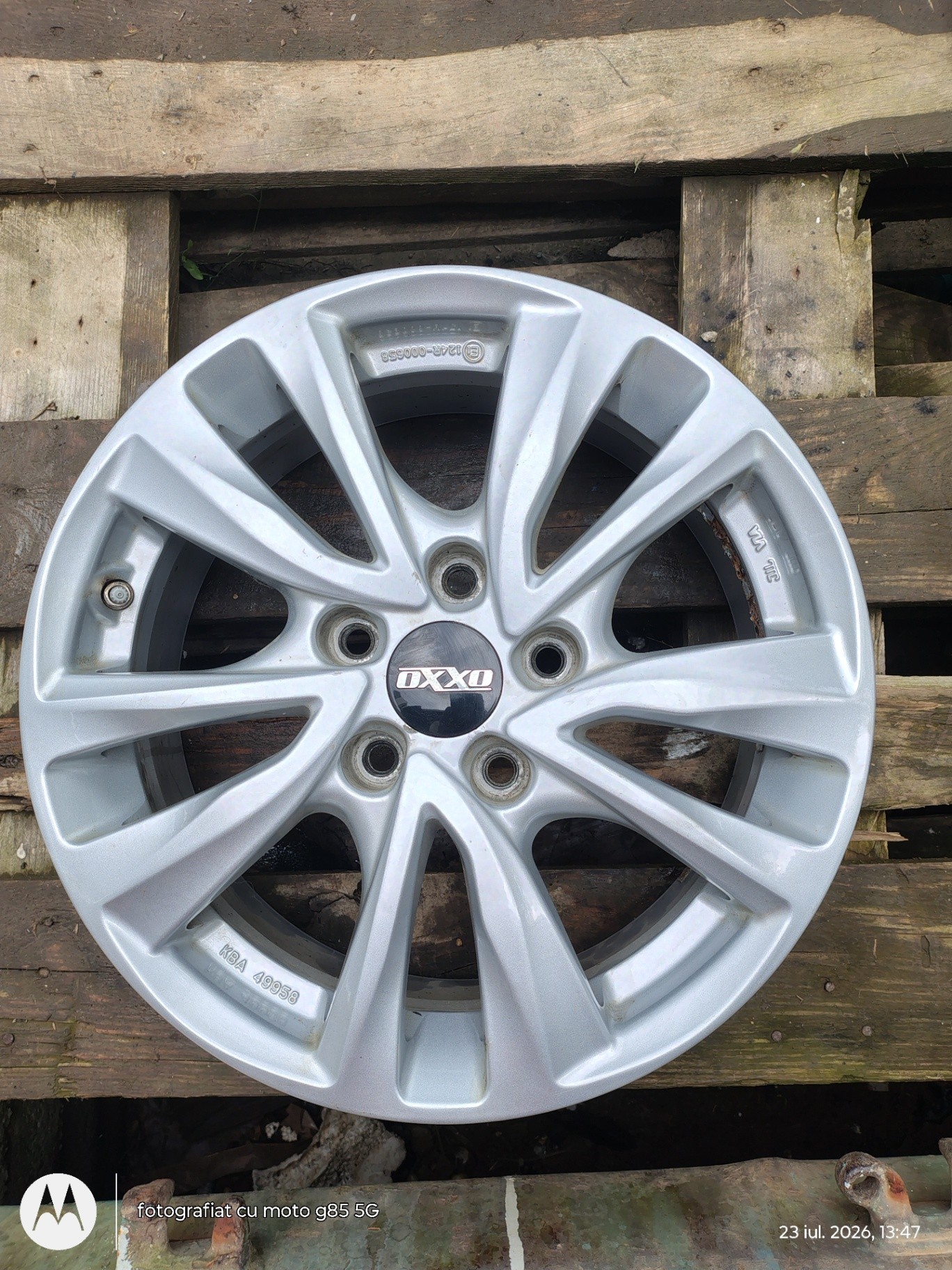 Jante aliaj 16 zoll marca OXXO, gama DACIA DUSTER, Nissan Pulsar, Renault Talisman