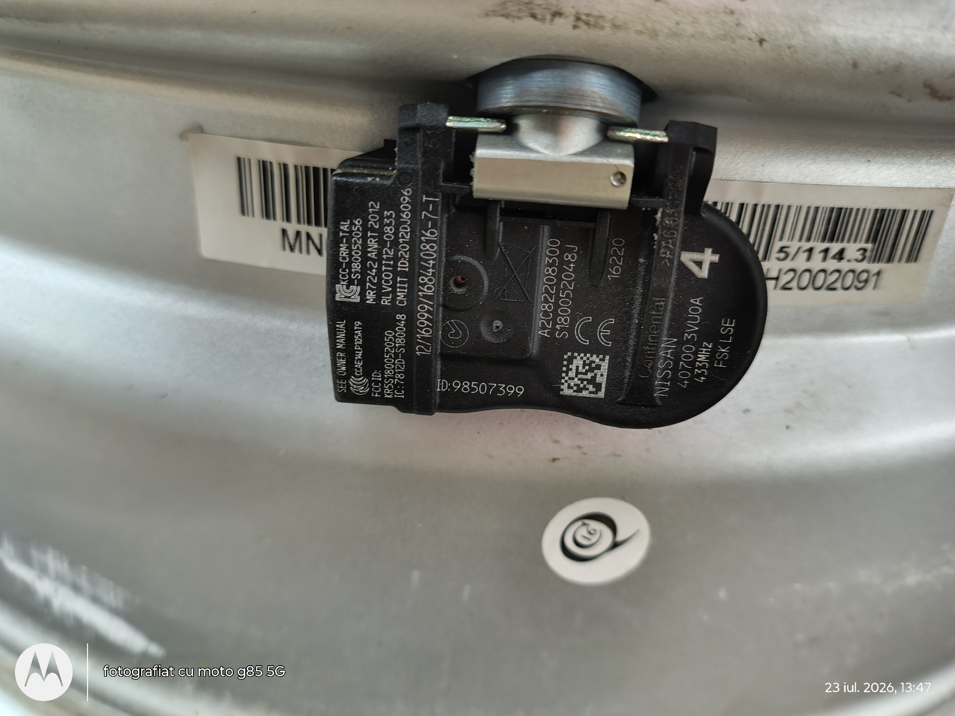 Jante aliaj 16 zoll marca OXXO, gama DACIA DUSTER, Nissan Pulsar, Renault Talisman