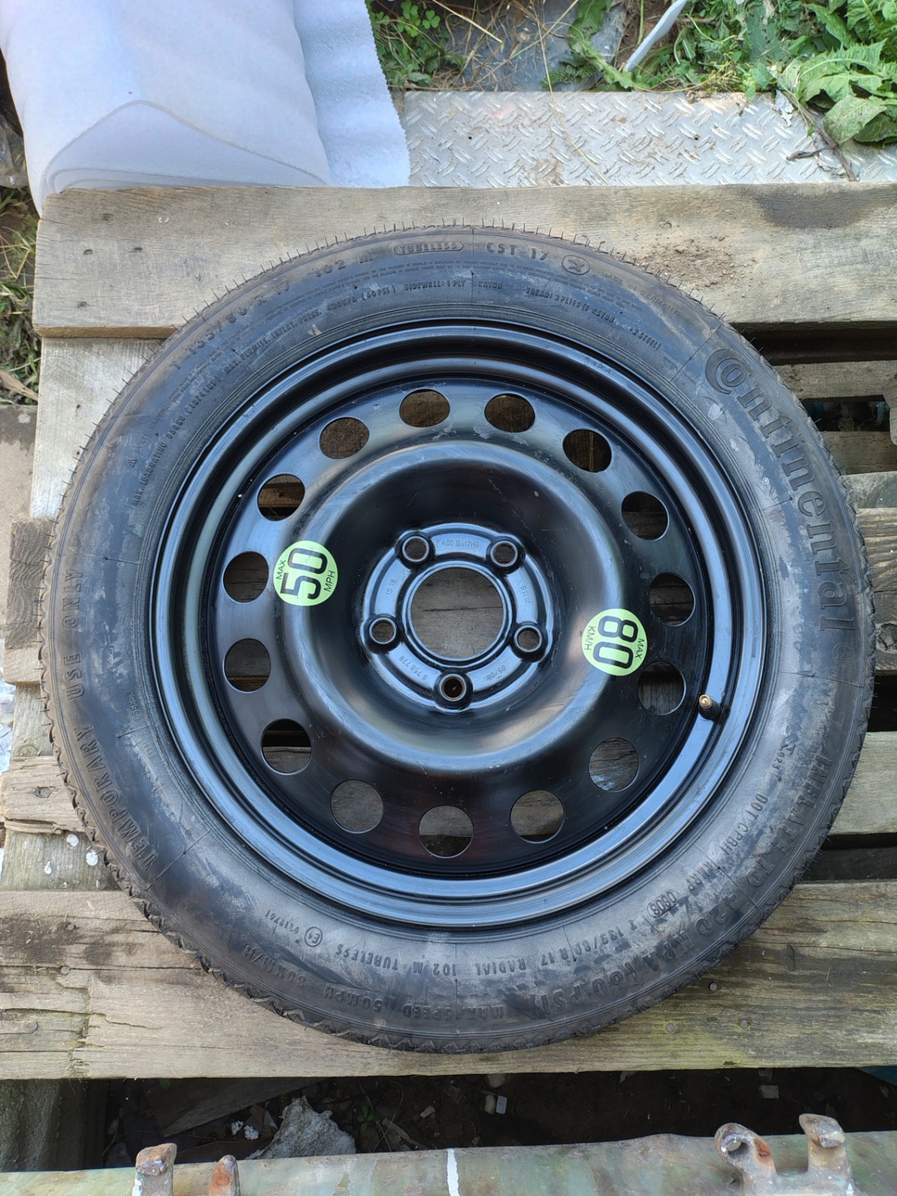 Roata rezerva 17 zoll slim BMW T135/80/R17
