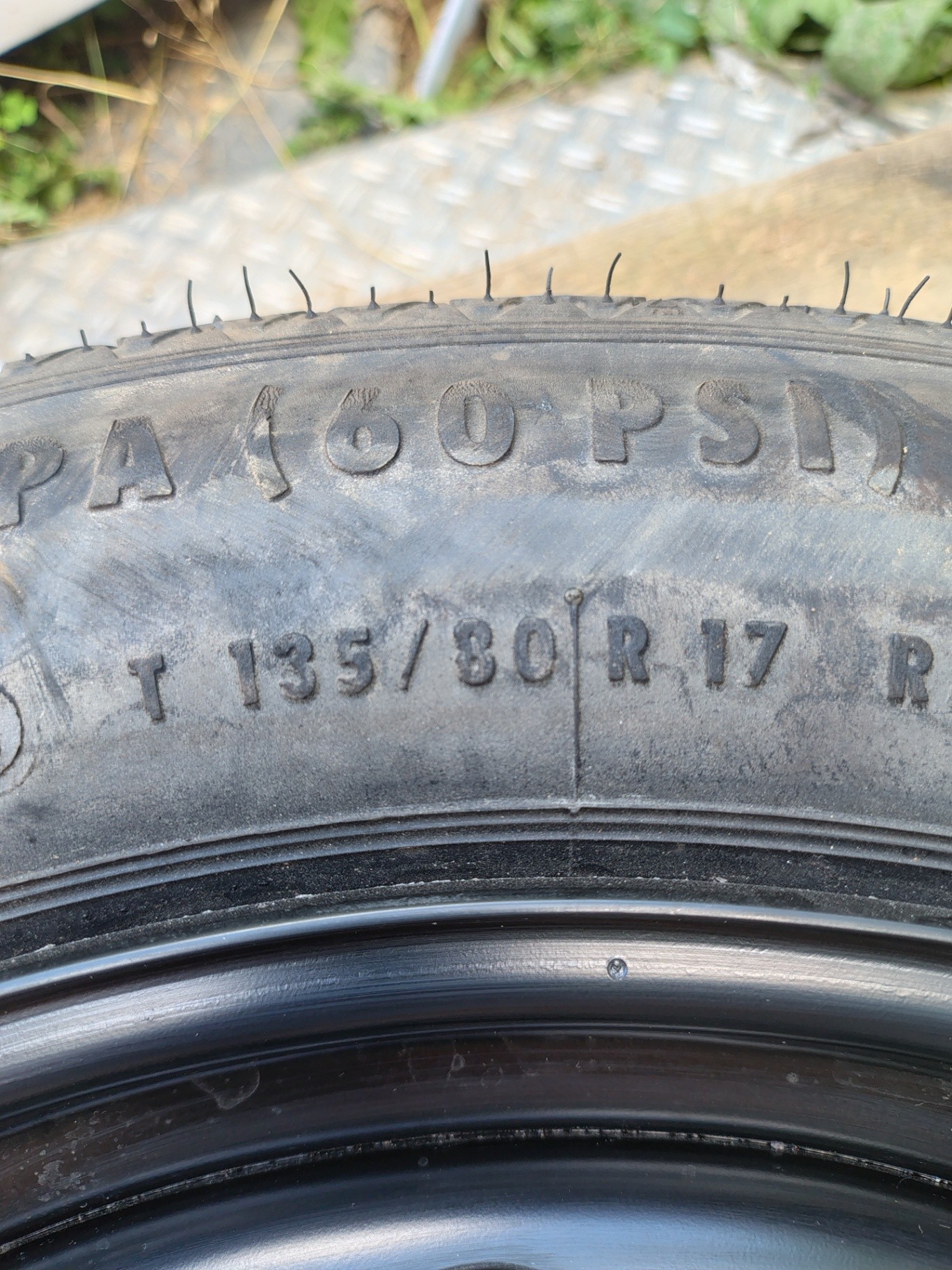 Roata rezerva 17 zoll slim BMW T135/80/R17